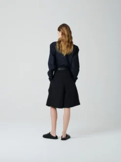 Studio Nicholson Cito Shorts In Darkest Navy -Studio Nicholson CITOSHORTSDNAVY2 scaled