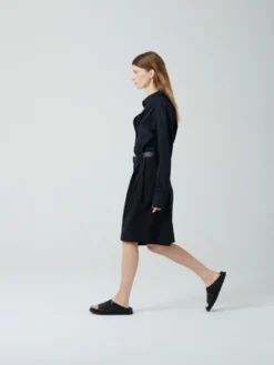 Studio Nicholson Cito Shorts In Darkest Navy -Studio Nicholson CITOSHORTSDNAVY3 scaled