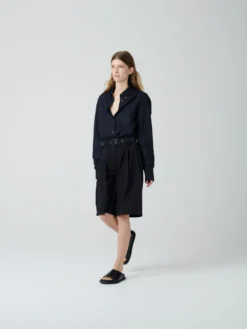 Studio Nicholson Cito Shorts In Darkest Navy -Studio Nicholson CITOSHORTSDNAVY4 scaled