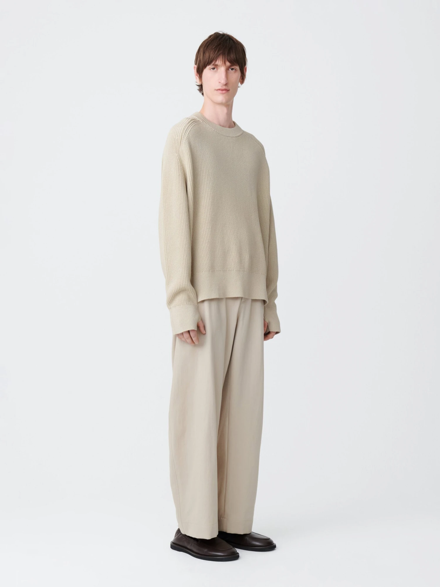 Studio Nicholson Coe Knit In Cloud 2 Studio Nicholson Coe Knit In Cloud - Image 2