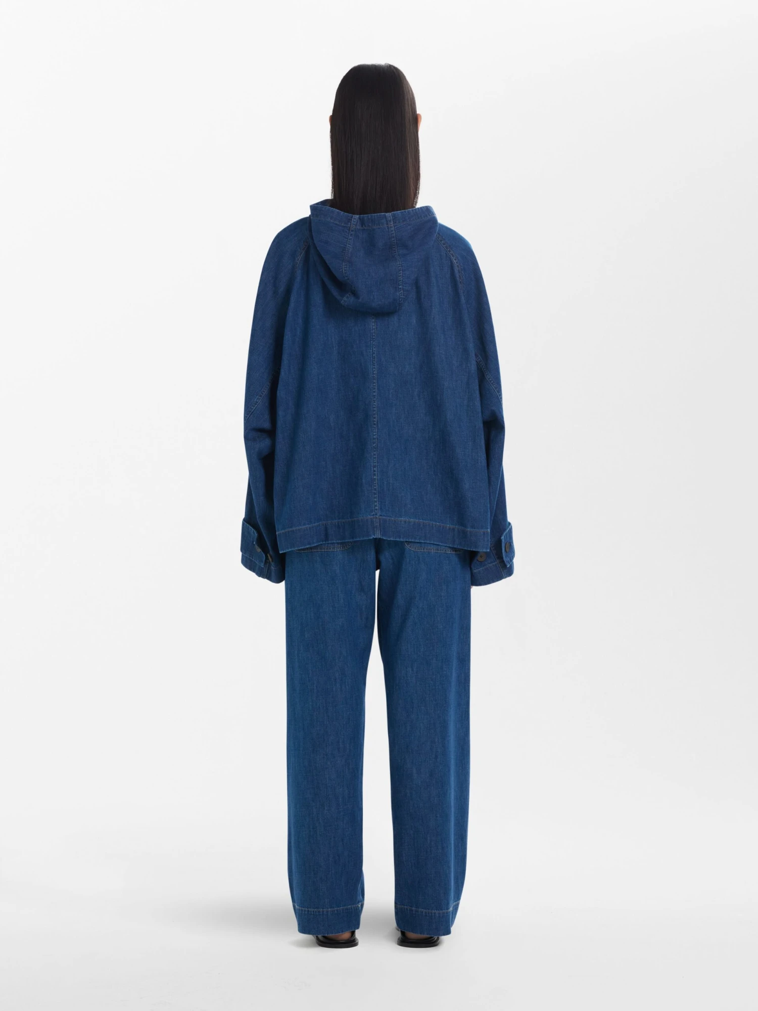 Studio Nicholson Colima Jacket In Indigo 3 Studio Nicholson Colima Jacket In Indigo - Image 3