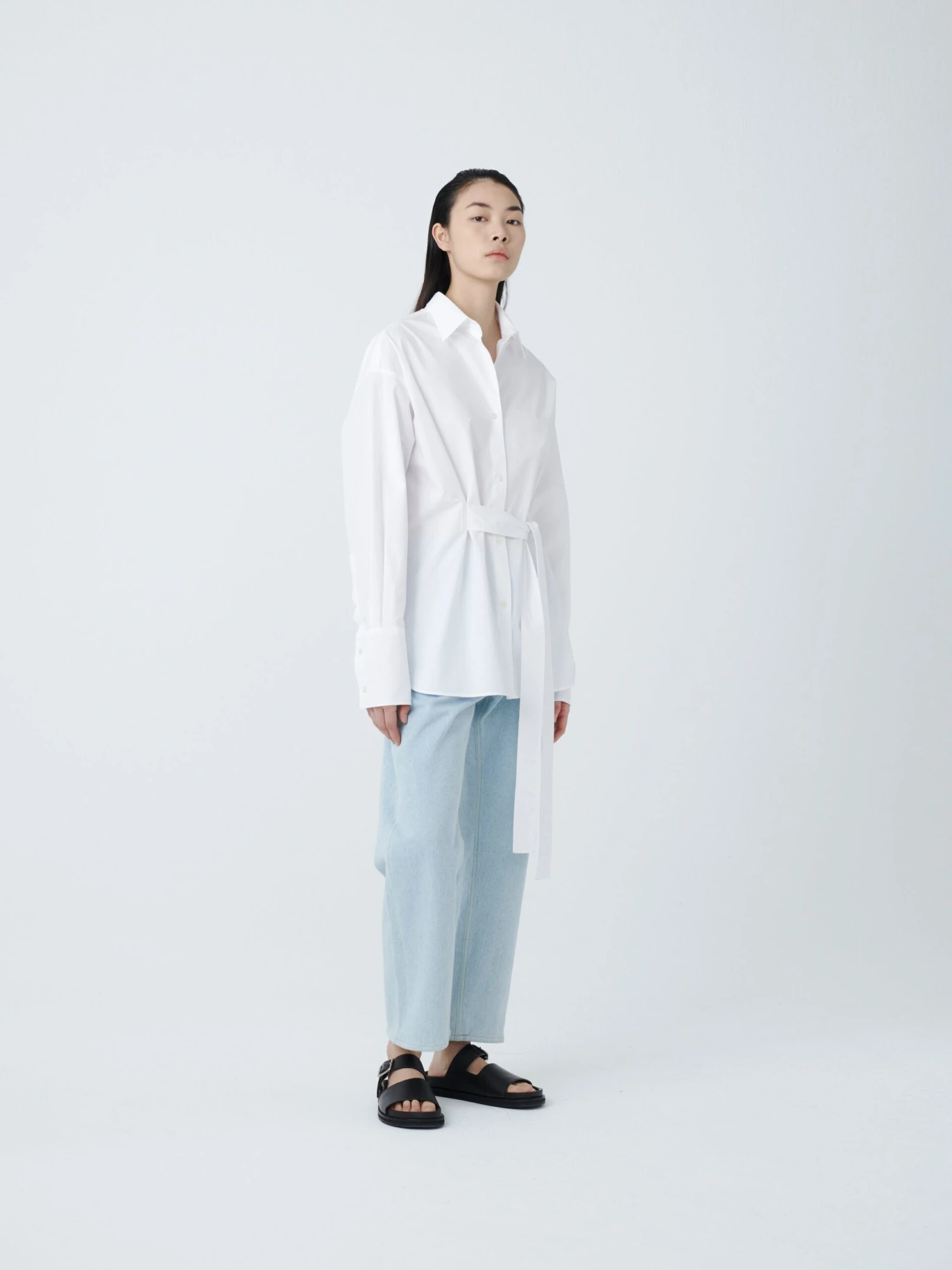 Studio Nicholson Condell Shirt In Optic White 2 Studio Nicholson Condell Shirt In Optic White - Image 2