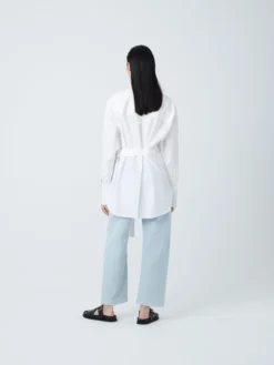 Studio Nicholson Condell Shirt In Optic White 8 Studio Nicholson Condell Shirt In Optic White -Studio Nicholson CONDELLSHIRTOWHITE2 scaled