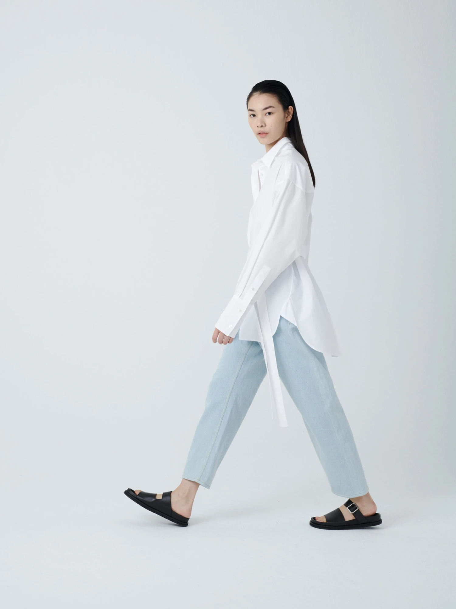 Studio Nicholson Condell Shirt In Optic White 4 Studio Nicholson Condell Shirt In Optic White - Image 4