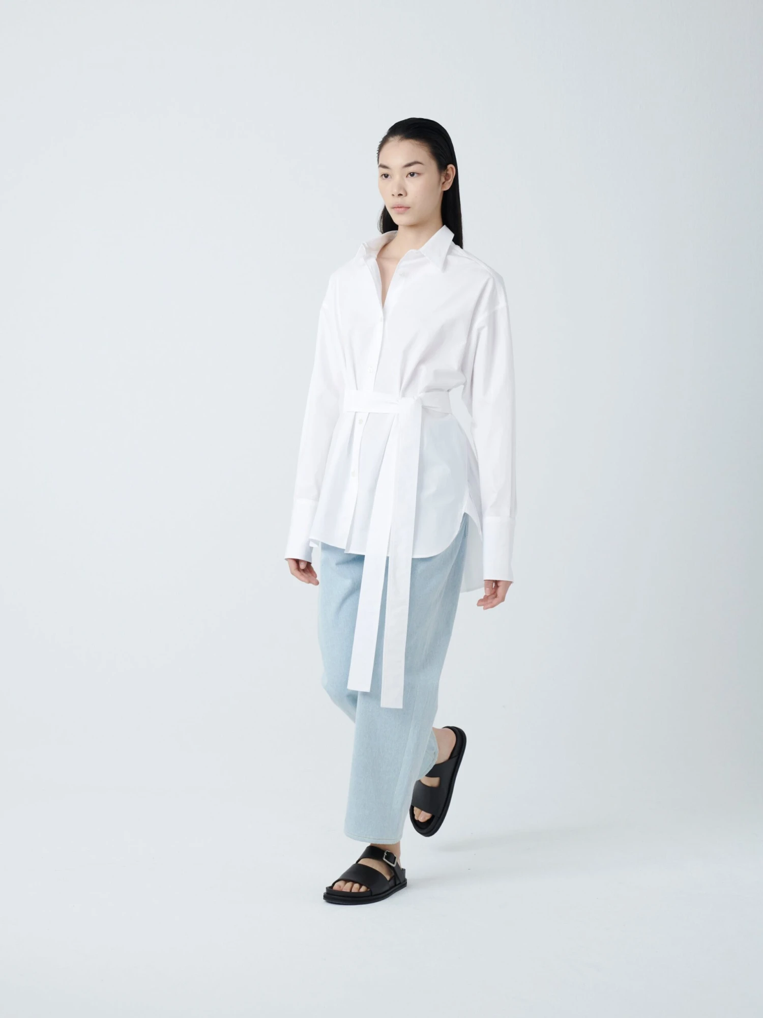 Studio Nicholson Condell Shirt In Optic White 5 Studio Nicholson Condell Shirt In Optic White - Image 5