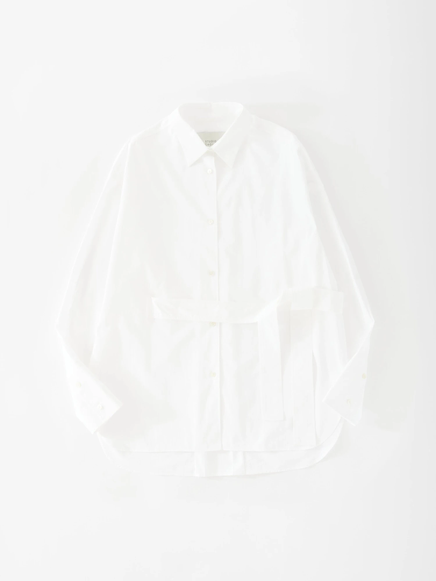 Studio Nicholson Condell Shirt In Optic White 6 Studio Nicholson Condell Shirt In Optic White - Image 6