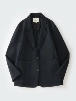 Studio Nicholson Conde Jacket In Darkest Navy 17 Studio Nicholson Conde Jacket In Darkest Navy -Studio Nicholson CONDESNM 619COMPACTPOLYVISCOSEDARKESTNAVY 717 FS scaled