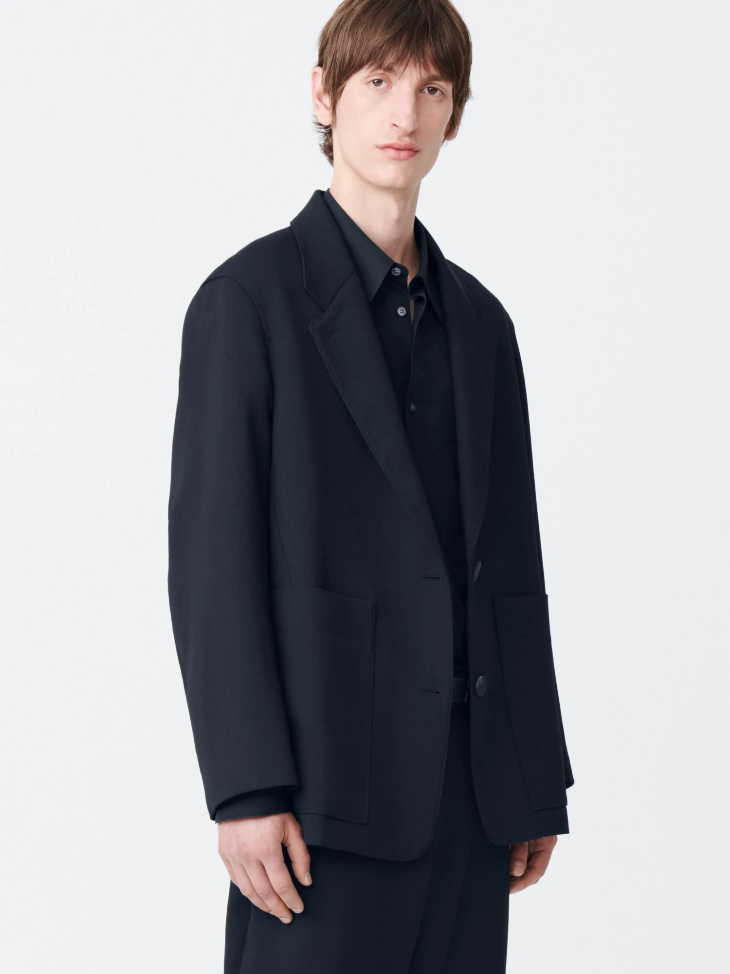 Studio Nicholson Conde Jacket In Darkest Navy 4 Studio Nicholson Conde Jacket In Darkest Navy - Image 4