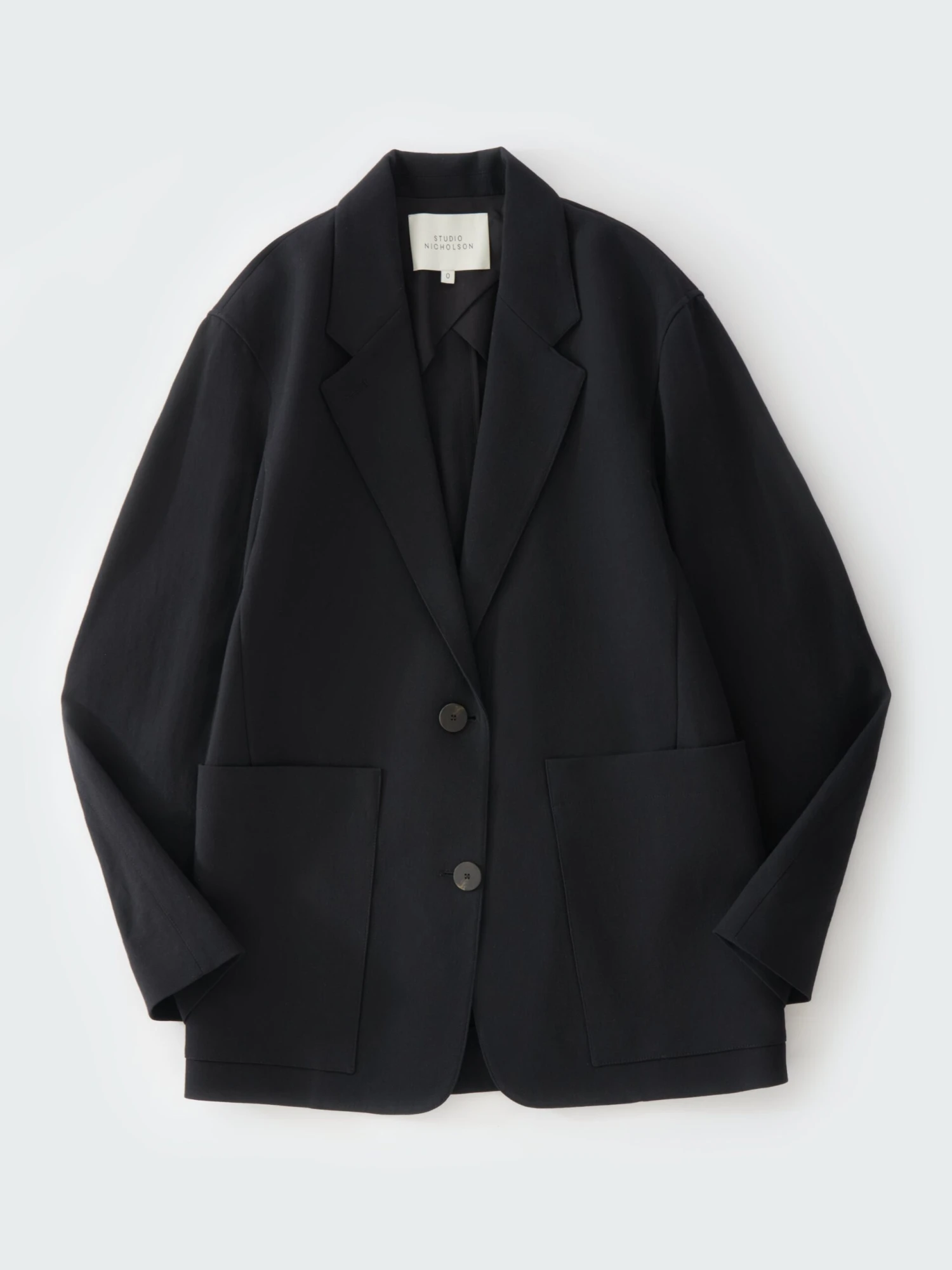 Studio Nicholson Conde Dry Cotton Jacket In Black 6 Studio Nicholson Conde Dry Cotton Jacket In Black - Image 6