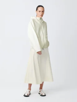 Studio Nicholson Centro Skirt In Parchment -Studio Nicholson CentroSNW 1337PowderCottonSkirtsParchment scaled