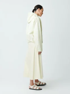 Studio Nicholson Centro Skirt In Parchment -Studio Nicholson CentroSNW 1337PowderCottonSkirtsParchment1 scaled