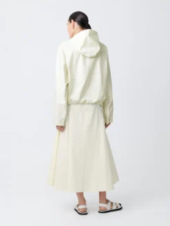 Studio Nicholson Centro Skirt In Parchment -Studio Nicholson CentroSNW 1337PowderCottonSkirtsParchment3 scaled