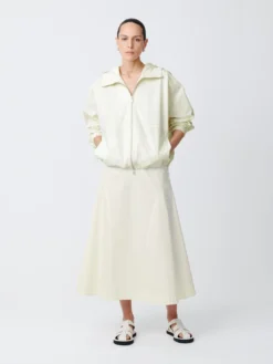 Studio Nicholson Centro Skirt In Parchment