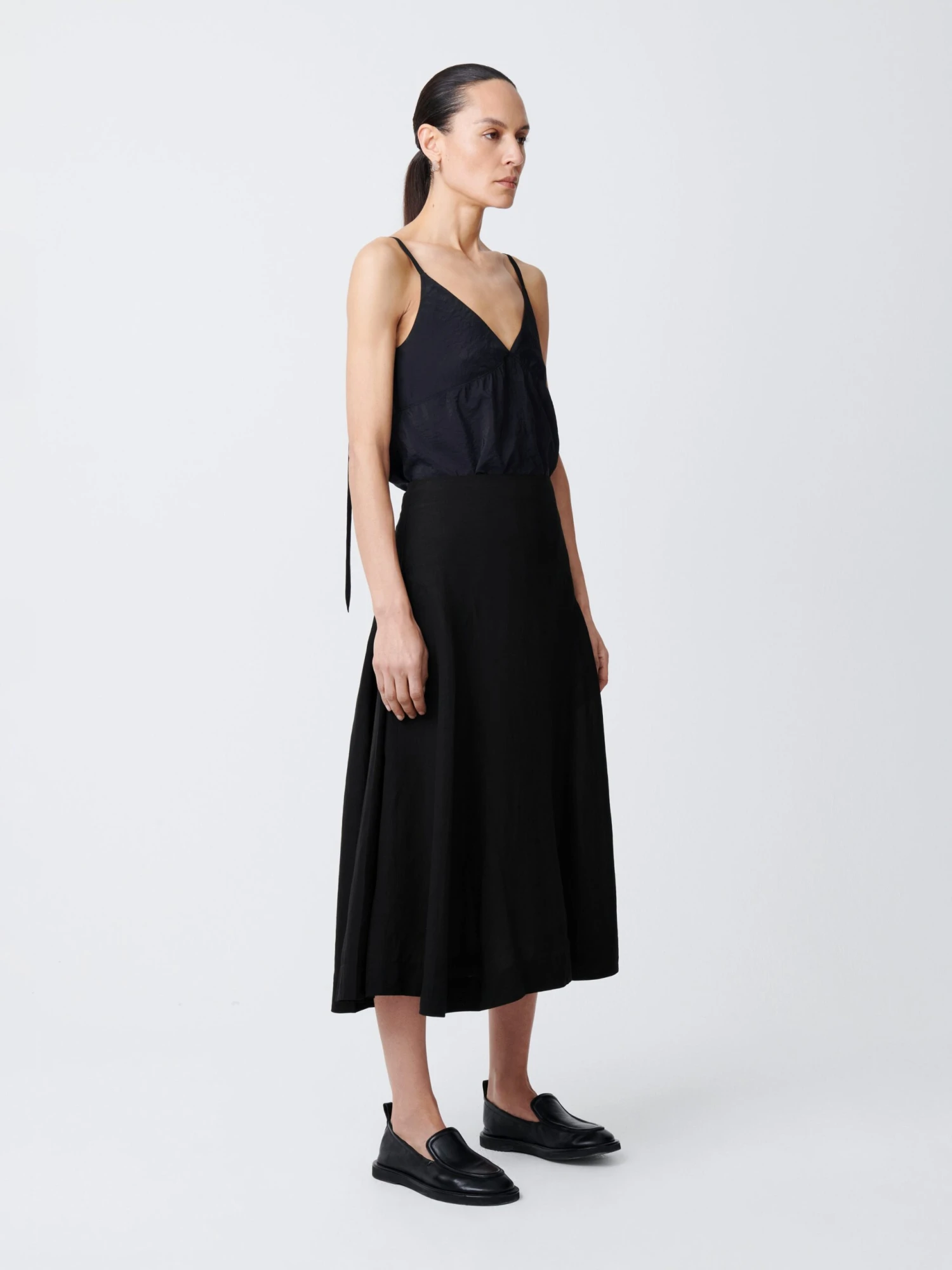 Studio Nicholson Centro Skirt In Black 2 Studio Nicholson Centro Skirt In Black - Image 2