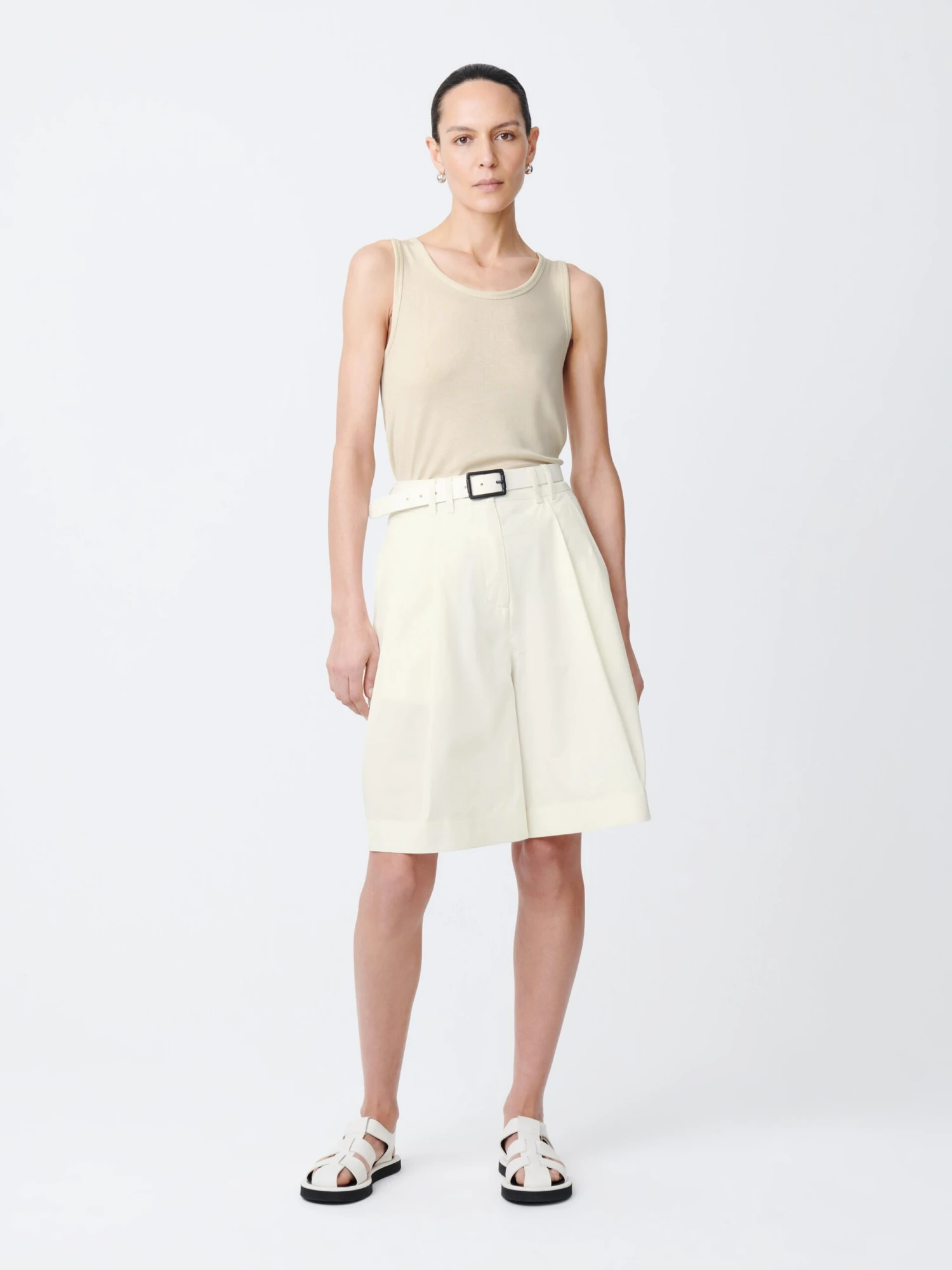 Studio Nicholson Cito Short In Parchment 1 Studio Nicholson Cito Short In Parchment