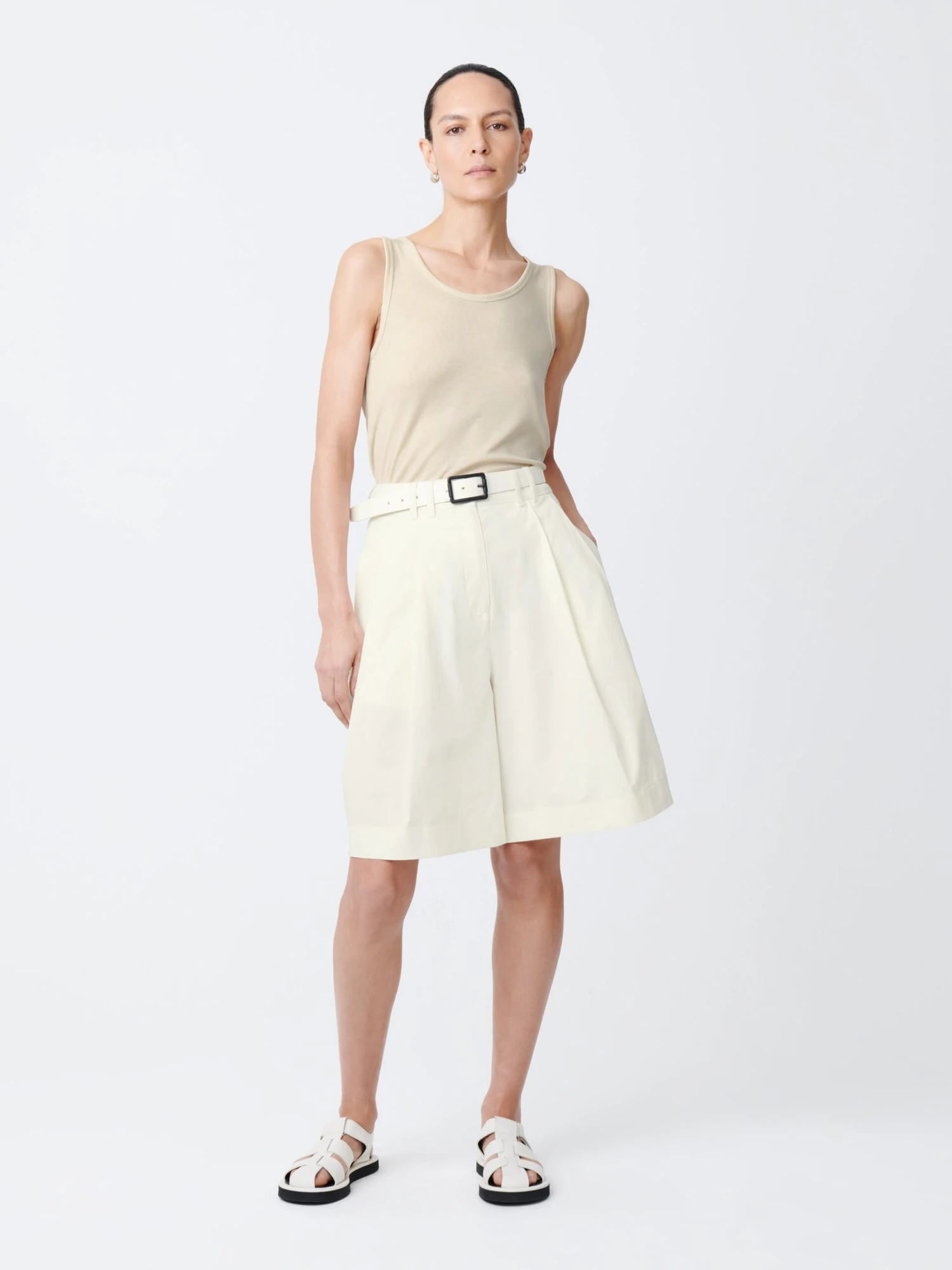 Studio Nicholson Cito Short In Parchment 2 Studio Nicholson Cito Short In Parchment - Image 2