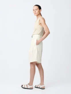 Studio Nicholson Cito Short In Parchment 13 Studio Nicholson Cito Short In Parchment -Studio Nicholson CitoSNW 846PowderCottonShortsParchment8 scaled