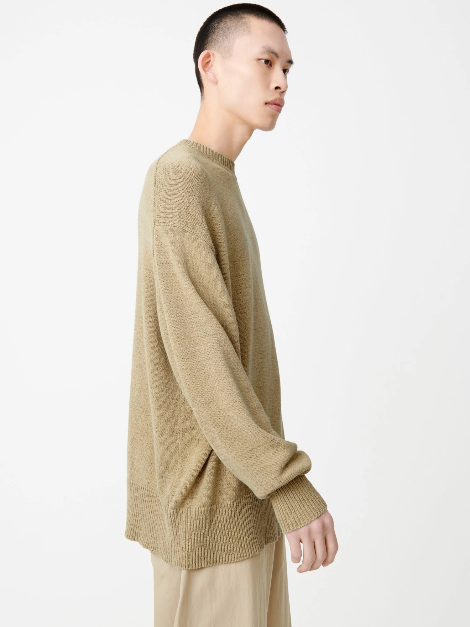 Studio Nicholson Corde Knit In Sand 5 Studio Nicholson Corde Knit In Sand - Image 5