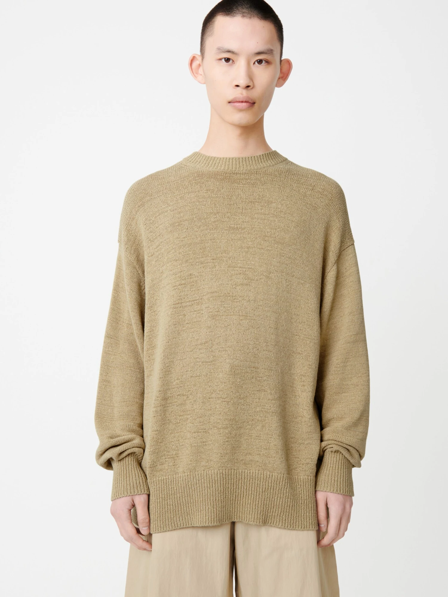 Studio Nicholson Corde Knit In Sand 4 Studio Nicholson Corde Knit In Sand - Image 4