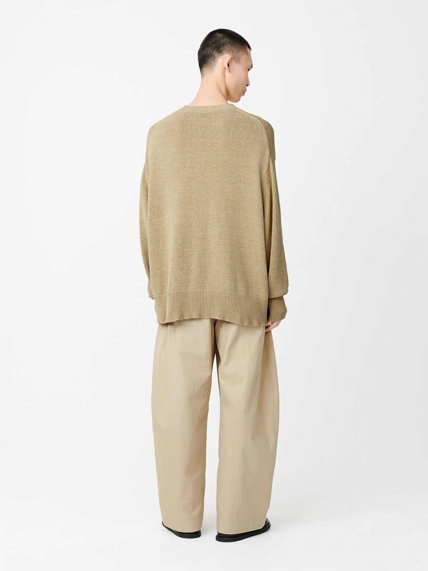 Studio Nicholson Corde Knit In Sand 3 Studio Nicholson Corde Knit In Sand - Image 3