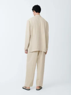 Studio Nicholson Daburu Jacket In Barley -Studio Nicholson DABURUSNM 1172FluidWoolJacketinBarley3 scaled