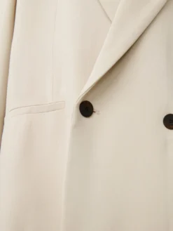 Studio Nicholson Daburu Jacket In Barley -Studio Nicholson DABURUSNM 1172FluidWoolJacketinBarley7 scaled