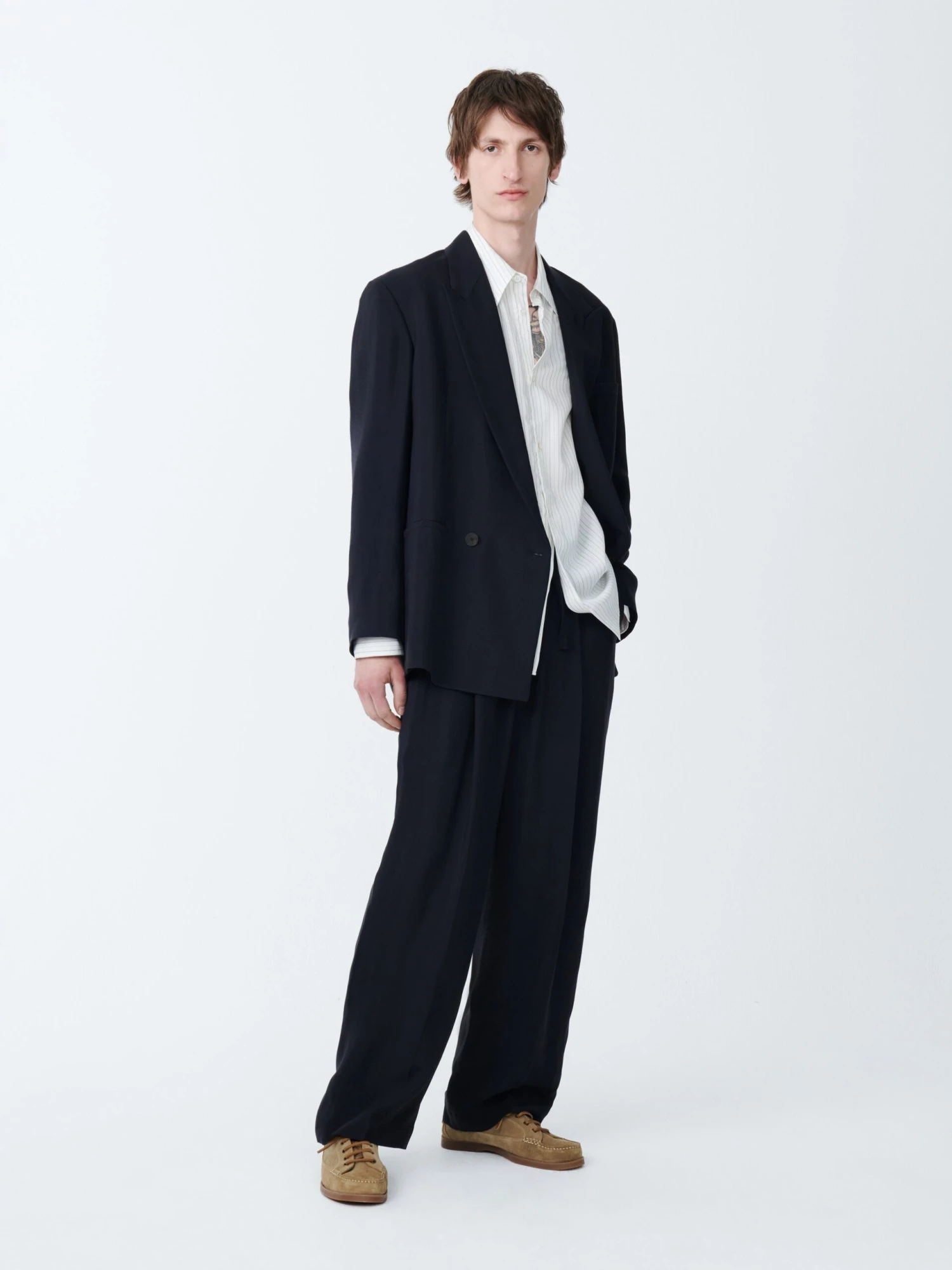 Studio Nicholson Daburu Jacket In Darkest Navy 2 Studio Nicholson Daburu Jacket In Darkest Navy - Image 2