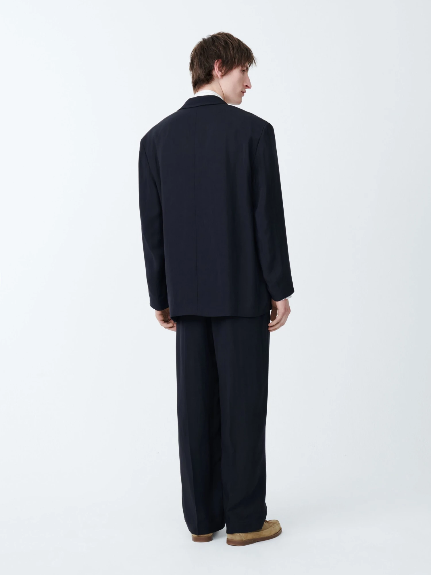 Studio Nicholson Daburu Jacket In Darkest Navy 4 Studio Nicholson Daburu Jacket In Darkest Navy - Image 4