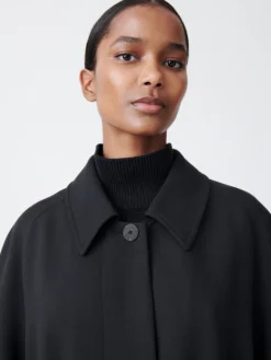 Studio Nicholson Denali Coat In Darkest Navy -Studio Nicholson DENALICOATDARKESTNAVY4 scaled