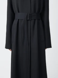 Studio Nicholson Denali Coat In Darkest Navy -Studio Nicholson DENALICOATDARKESTNAVY5 scaled