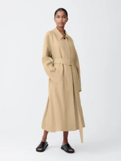 Studio Nicholson Denali Coat In Sand -Studio Nicholson DENALICOATSAND2 scaled