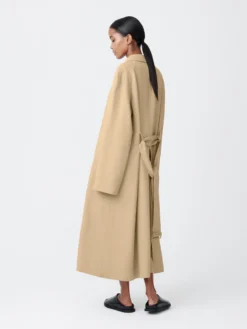 Studio Nicholson Denali Coat In Sand -Studio Nicholson DENALICOATSAND3 scaled