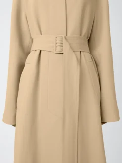 Studio Nicholson Denali Coat In Sand -Studio Nicholson DENALICOATSAND5 scaled