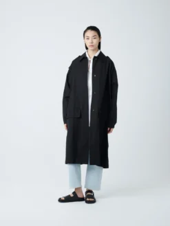 Studio Nicholson Diphu Coat In Black