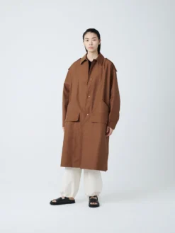 Studio Nicholson Diphu Coat In Madras