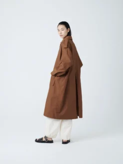 Studio Nicholson Diphu Coat In Madras -Studio Nicholson DIPHUCOATMADRAS2 scaled