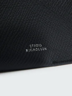 Studio Nicholson Doublet Leather Bag In Black -Studio Nicholson DOUBLETSN741 PALMELLATOLEATHERBLACK 028 b9af9eec beaa 4991 b44c f2aaa329a461 scaled