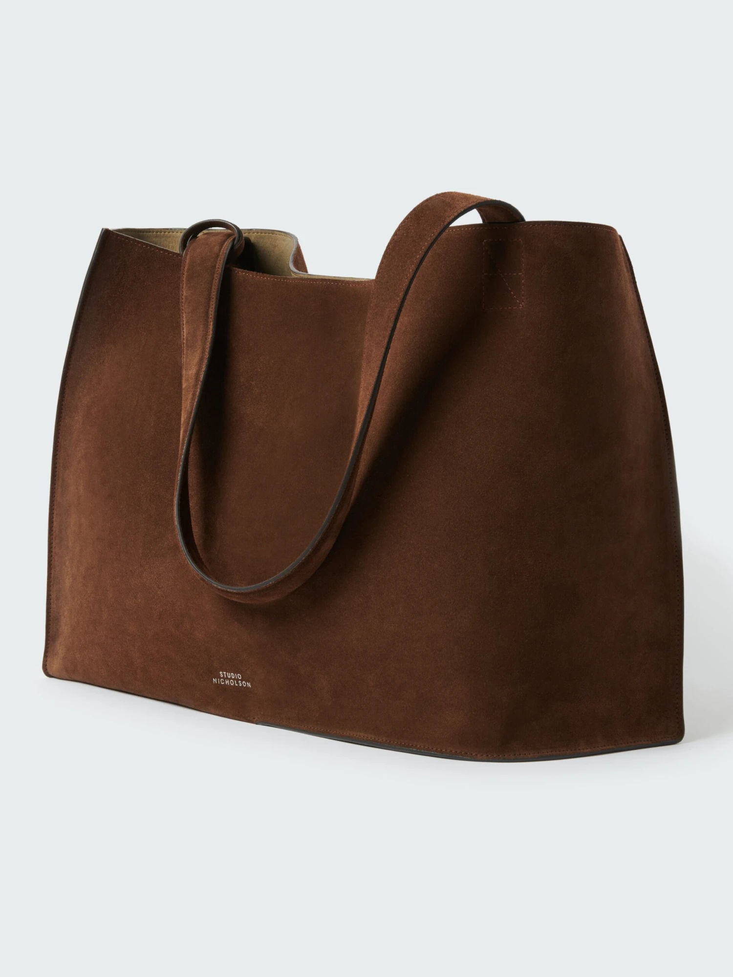 Studio Nicholson Doublet Suede Bag In Cocoa 3 Studio Nicholson Doublet Suede Bag In Cocoa - Image 3