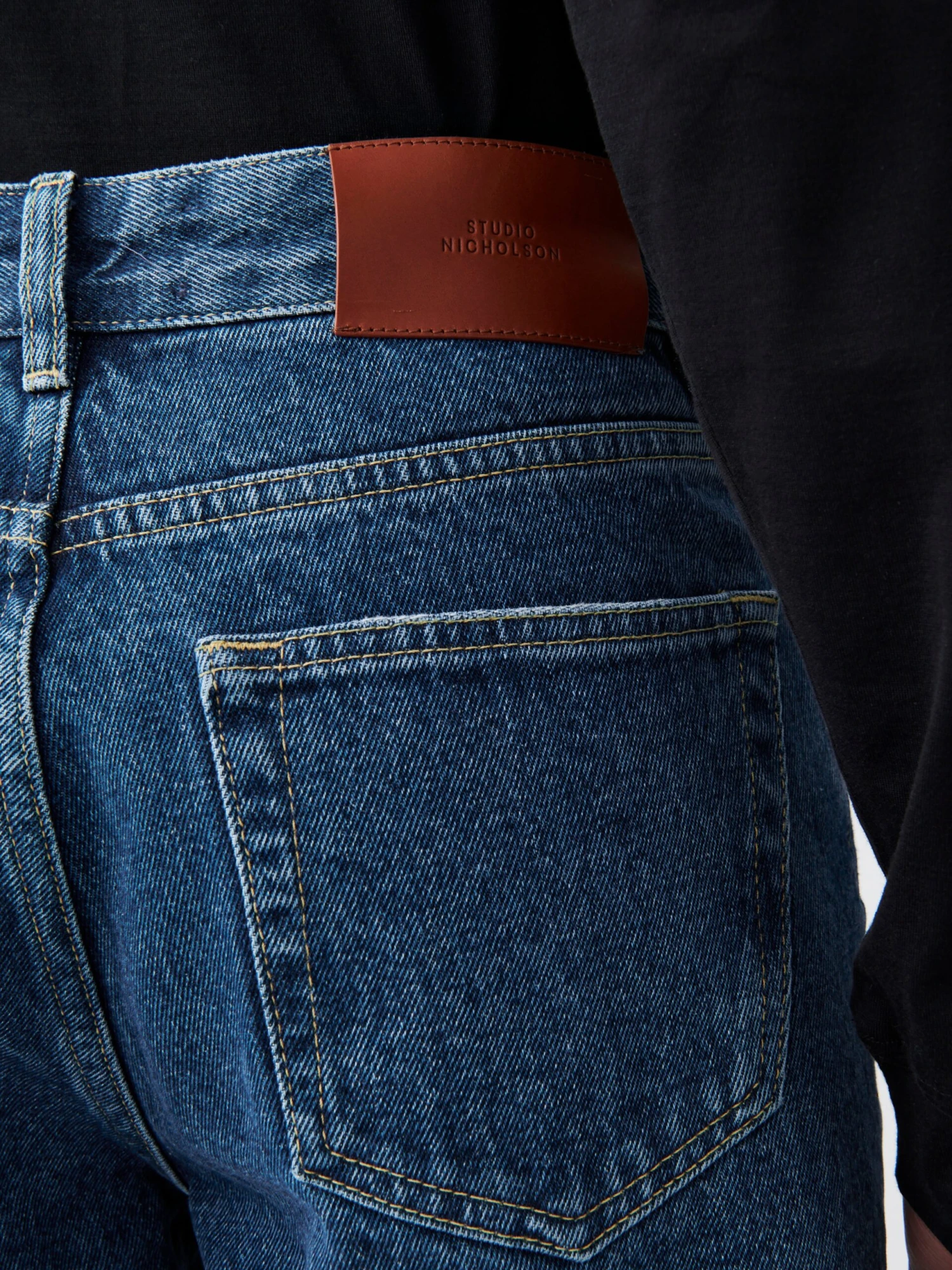 Studio Nicholson Dune Denim Pant In Beach Fade 6 Studio Nicholson Dune Denim Pant In Beach Fade - Image 6