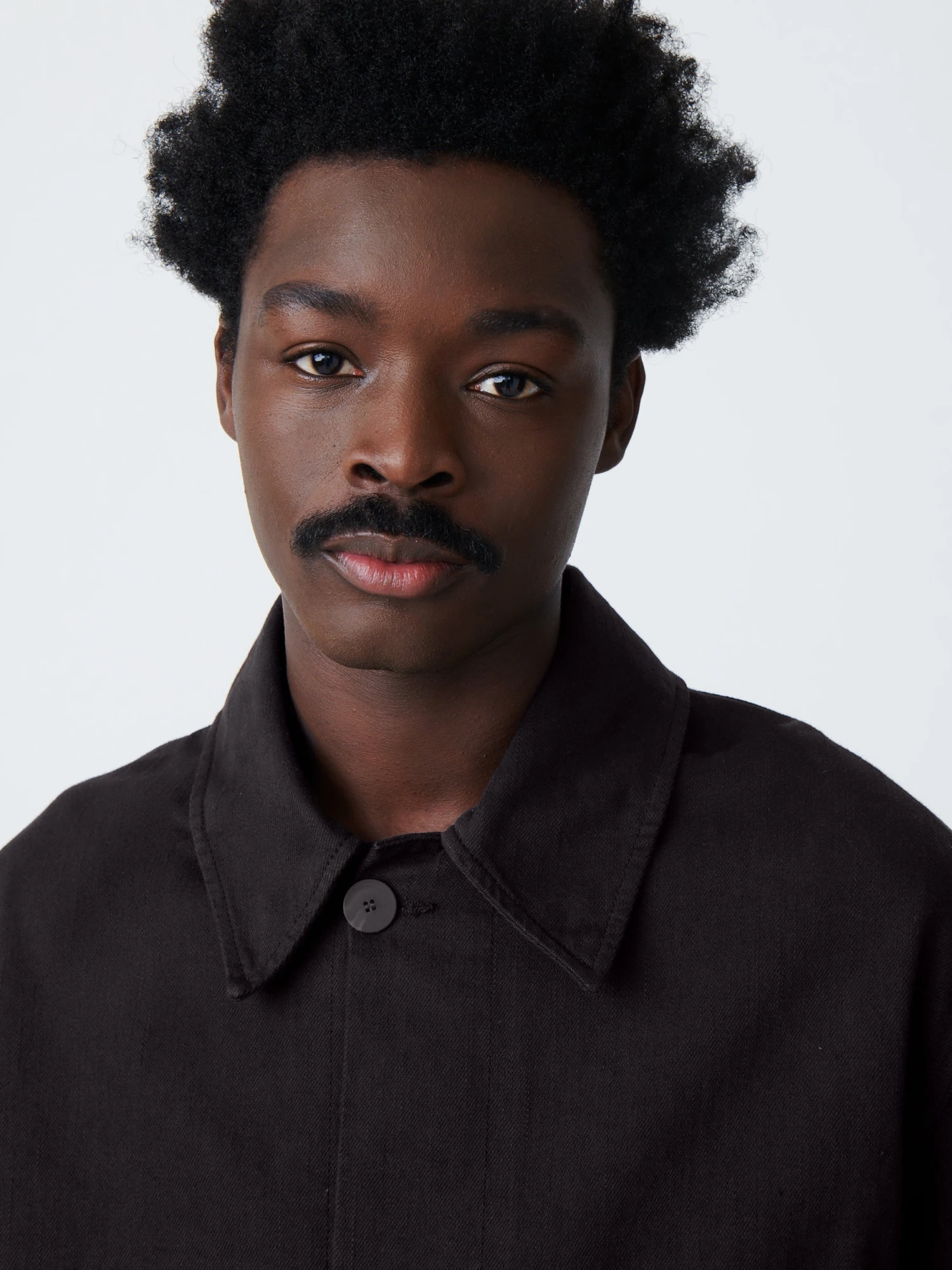 Studio Nicholson Ease Denim Jacket In Black Grape 6 Studio Nicholson Ease Denim Jacket In Black Grape - Image 6