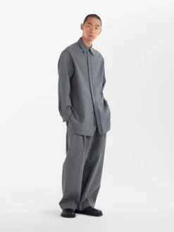 Studio Nicholson Ellis Pant In Grey Marl