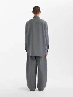 Studio Nicholson Ellis Pant In Grey Marl 14 Studio Nicholson Ellis Pant In Grey Marl -Studio Nicholson ELLISPANTGREYMARL3 scaled