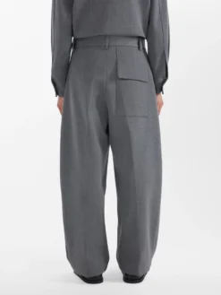 Studio Nicholson Ellis Pant In Grey Marl 17 Studio Nicholson Ellis Pant In Grey Marl -Studio Nicholson ELLISPANTGREYMARL6 scaled