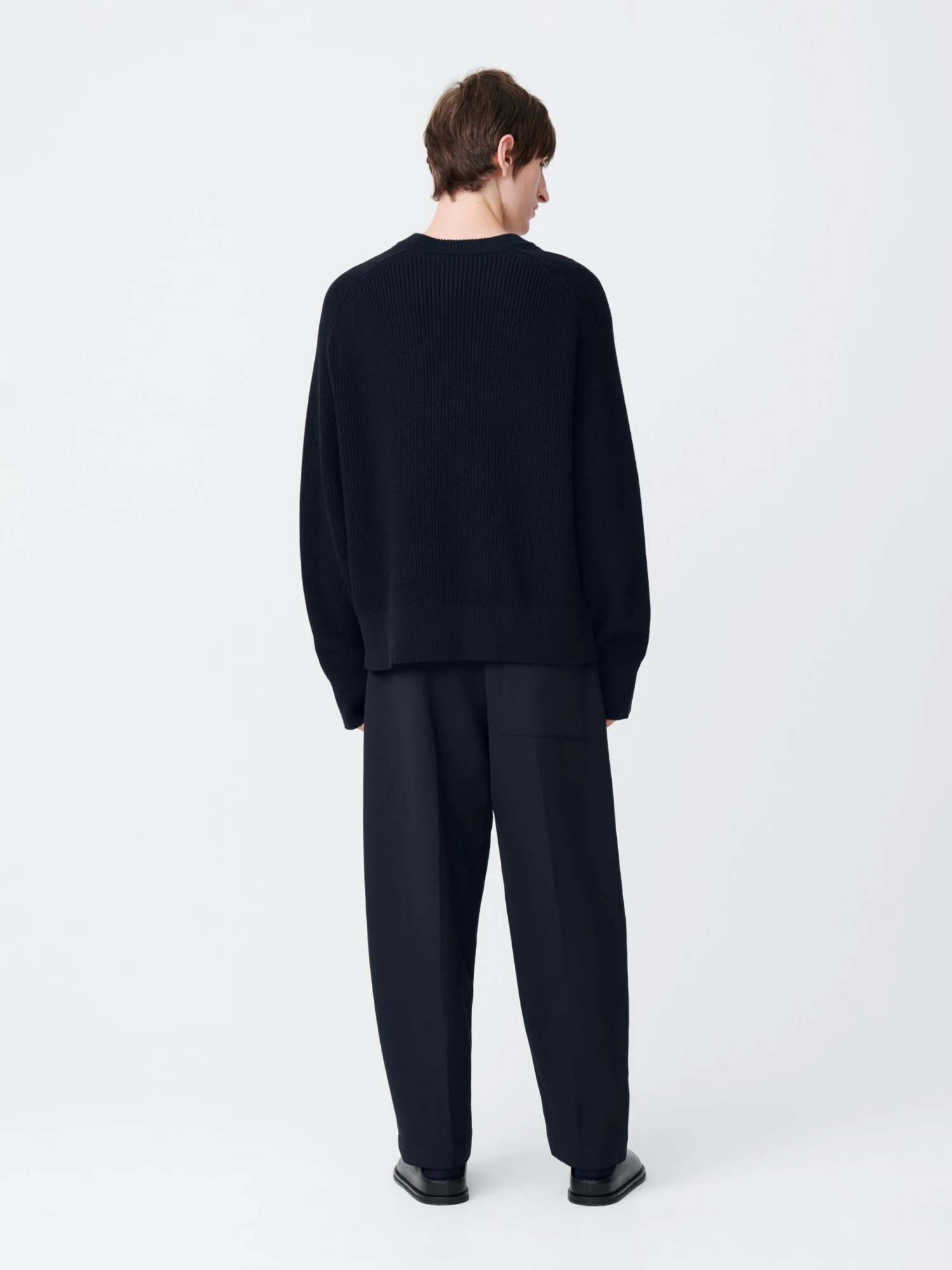 Studio Nicholson Ellis Pant In Darkest Navy 3 Studio Nicholson Ellis Pant In Darkest Navy - Image 3