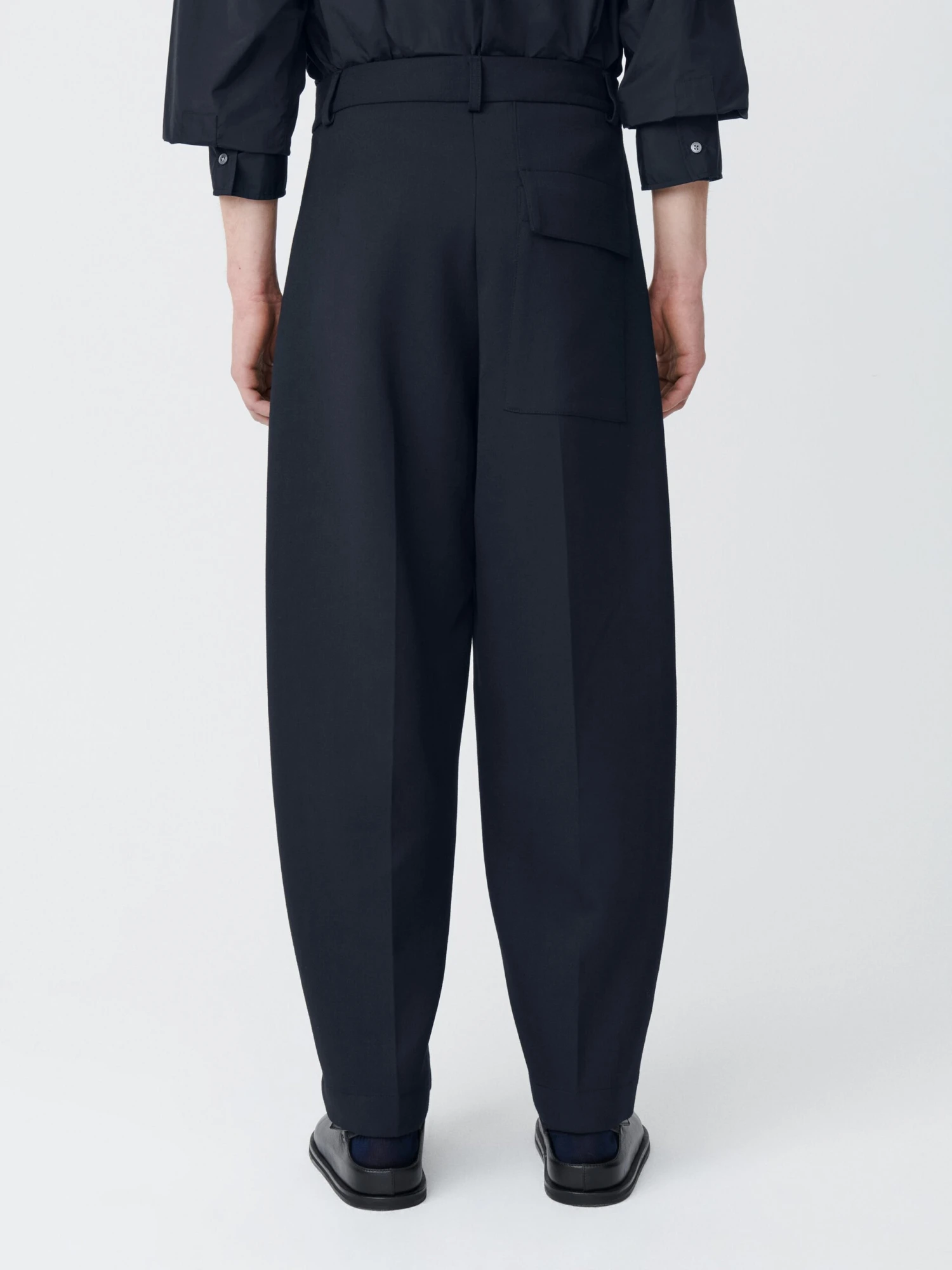 Studio Nicholson Ellis Pant In Darkest Navy 6 Studio Nicholson Ellis Pant In Darkest Navy - Image 6