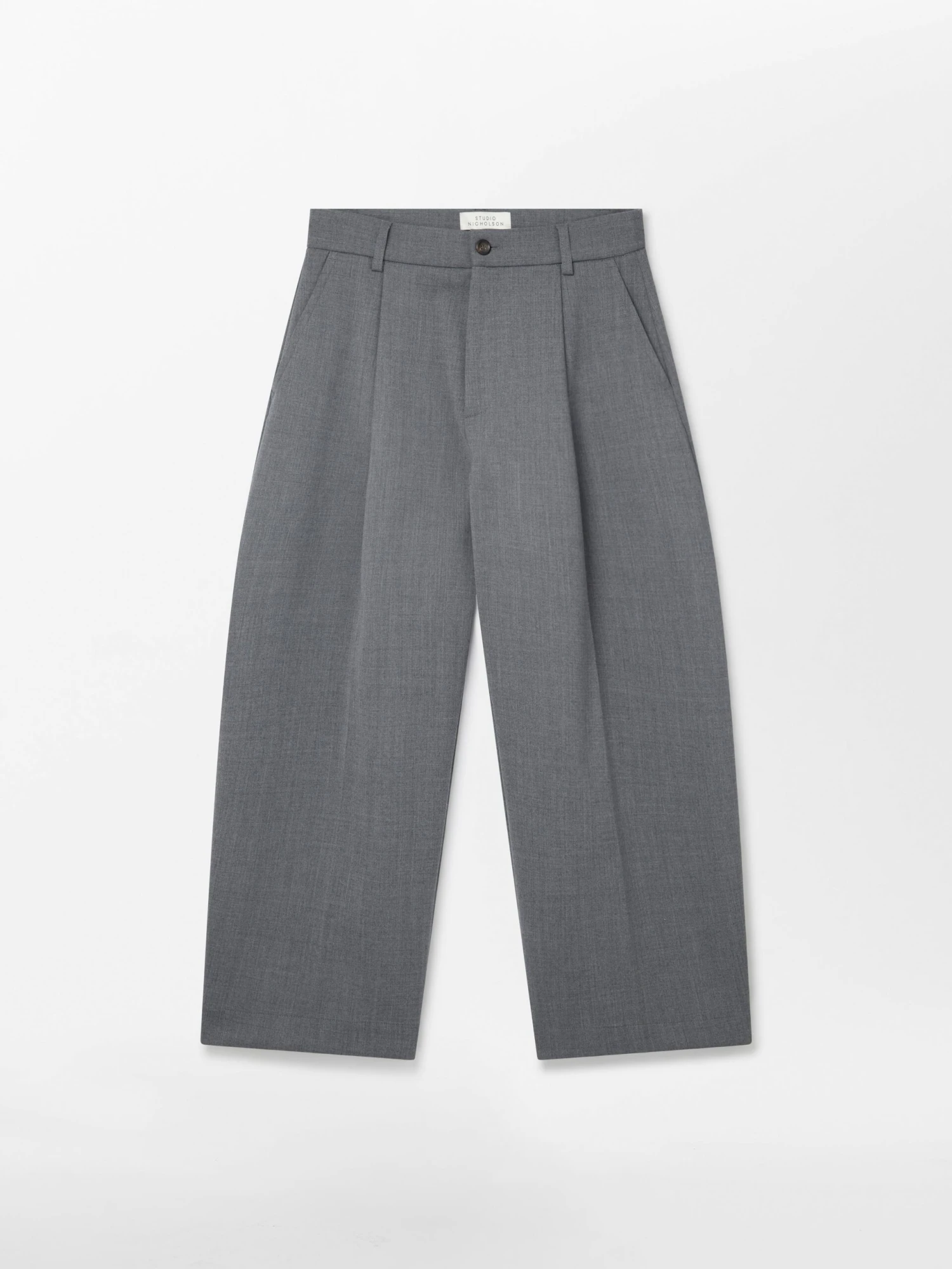 Studio Nicholson Ellis Pant In Grey Marl 9 Studio Nicholson Ellis Pant In Grey Marl - Image 9
