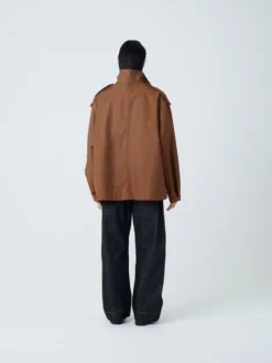 Studio Nicholson Enzo Coat In Madras -Studio Nicholson ENZOCOATMADRAS3 scaled