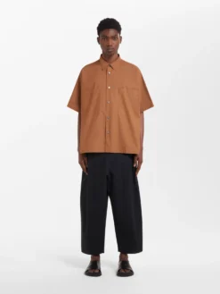 Studio Nicholson Eurus Shirt In Almond