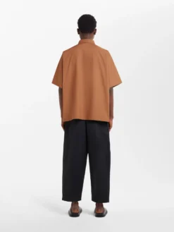 Studio Nicholson Eurus Shirt In Almond -Studio Nicholson EURUSSHIRTINALMOND2 scaled