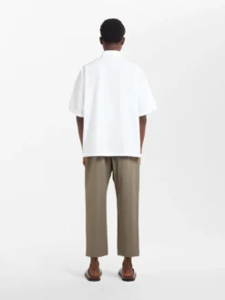 Studio Nicholson Eurus Shirt In Optic White 8 Studio Nicholson Eurus Shirt In Optic White -Studio Nicholson EURUSSHIRTOPTICWHITE2 scaled